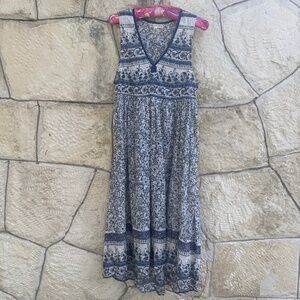 Billabong cotton midi high/low summer lightweight dress XS